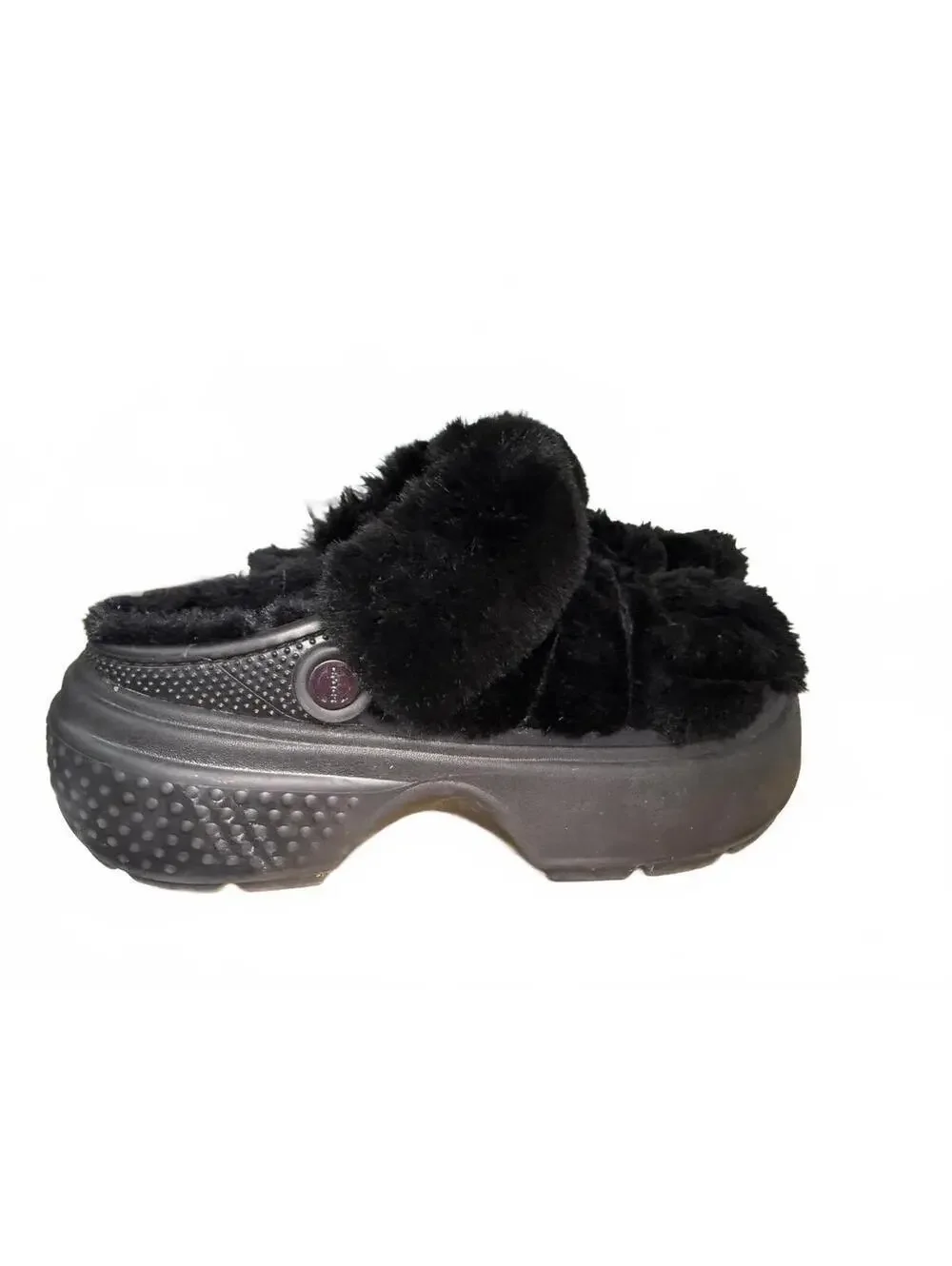 Crocs™ Stomp Lined Quilted Clogs Black Women’s Size 10 – Cozy Chunky Slip-On
